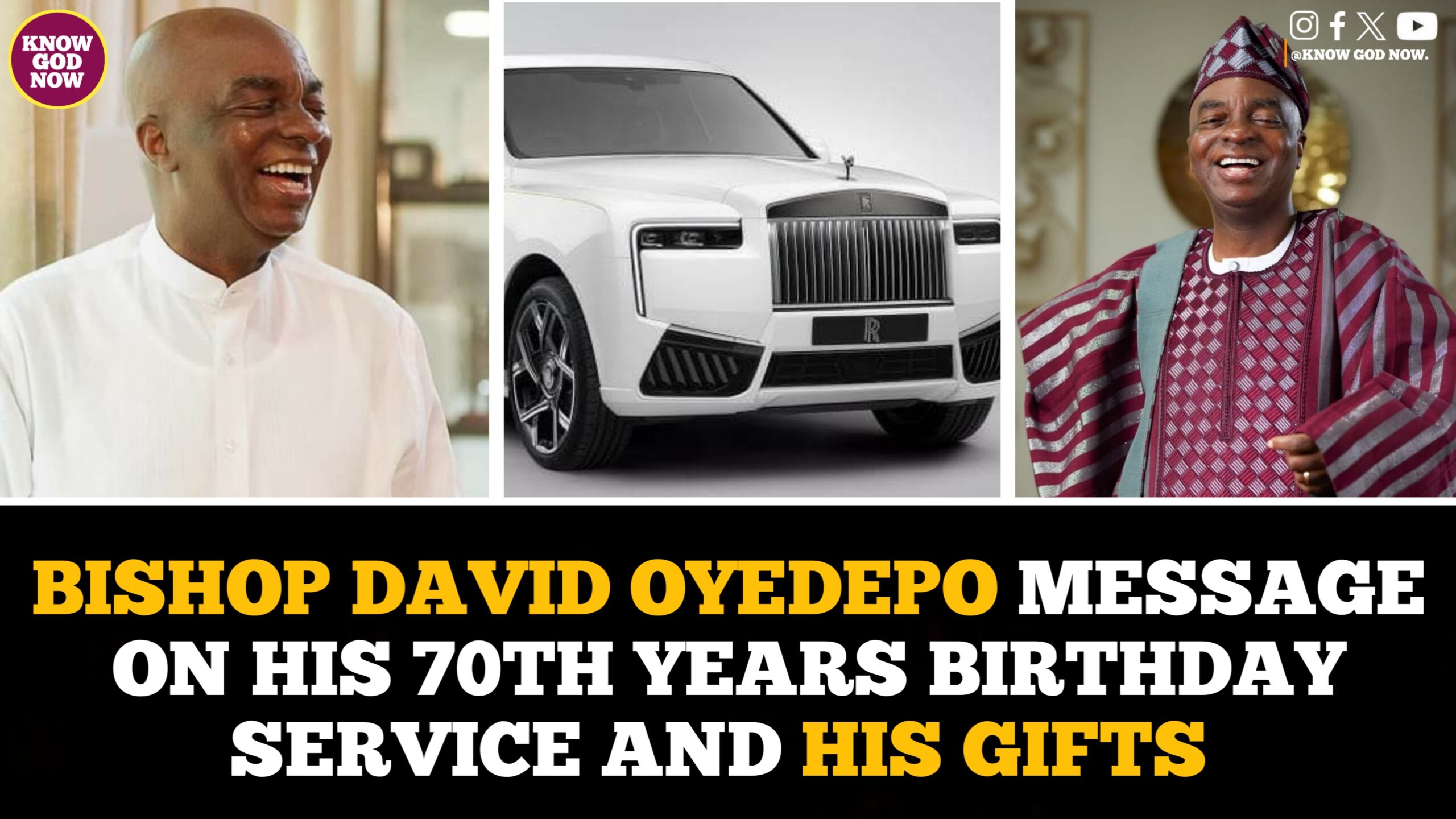 Celebrating a Legacy of Impact: Apostle Joshua Selman’s Tribute to Bishop David Oyedepo on His 70th Birthday